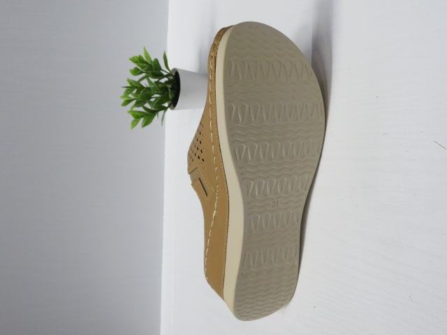 Klapki Damskie 4011 BEIGE 36-41 2