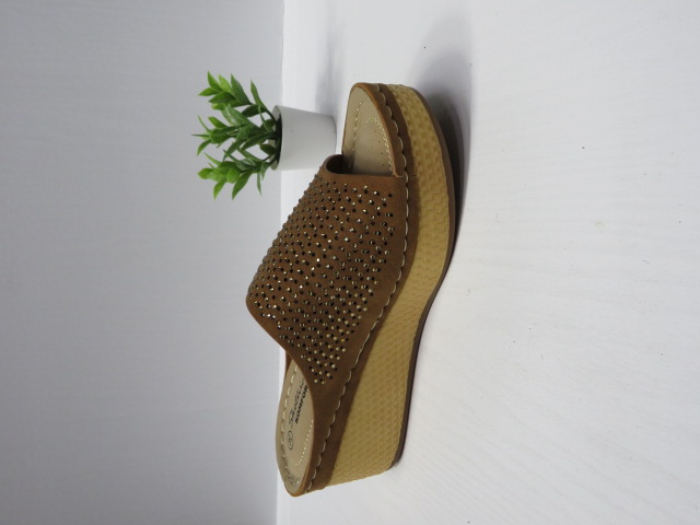 Klapki Damskie 4012 BROWN 36-40 1