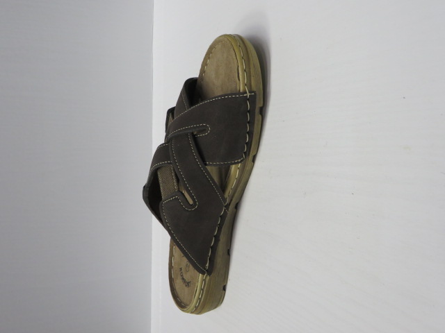 Klapki Męskie 1296 COFFEE 41-46 1