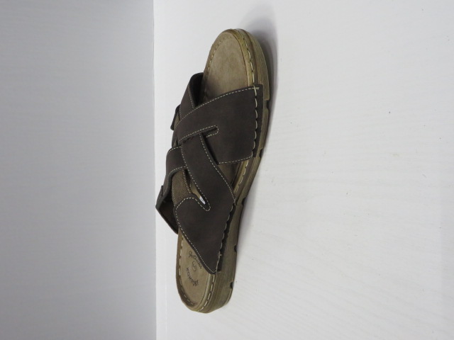 Klapki Męskie 1299 COFFEE 41-46 1