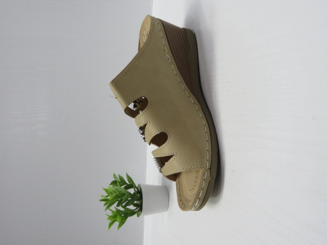 Klapki Damskie HC-2014 BEIGE 36-41 1