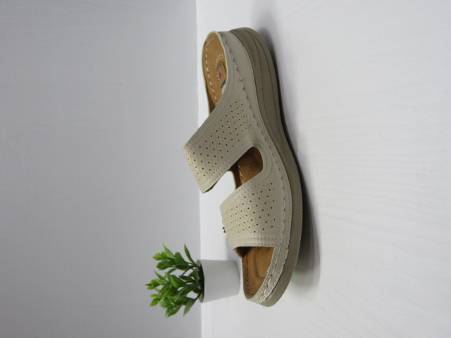 Klapki Damskie CC2229 BEIGE 36-42 1