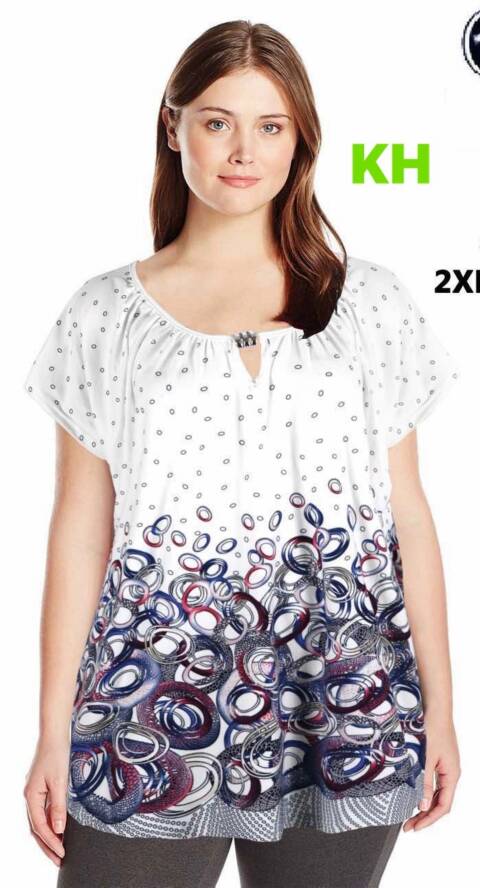 Bluzka damskie 2310 Mix kolor 2XL-5XL 1