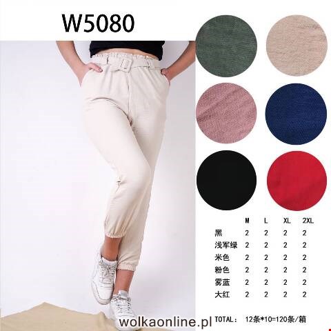 Spodnie damskie W5080 Mix kolor M-2XL
