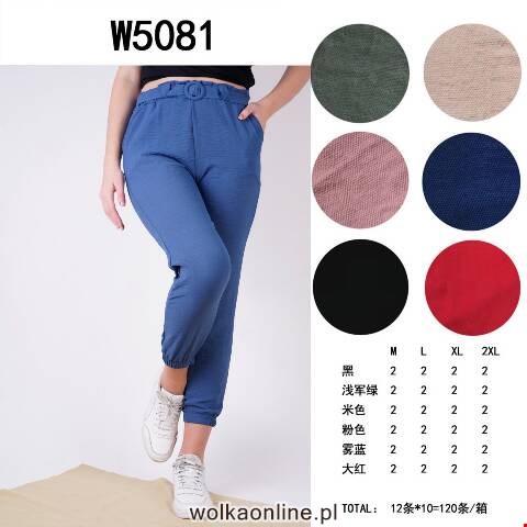 Spodnie damskie W5081 Mix kolor M-2XL