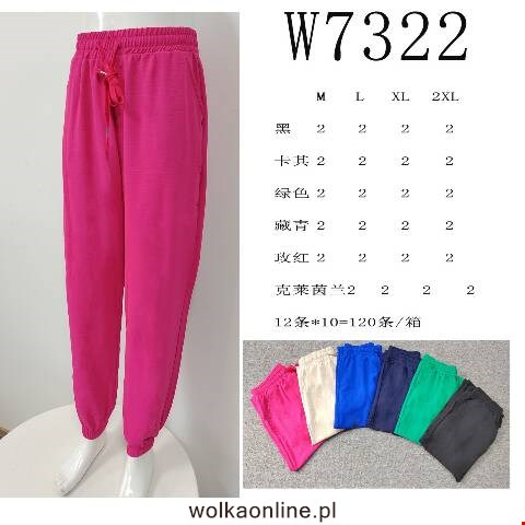 Spodnie damskie W7322 Mix kolor M-2XL