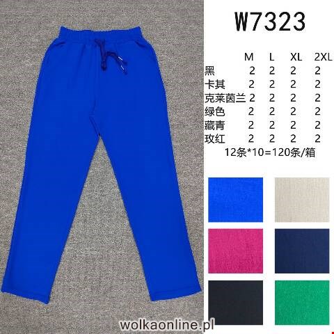 Spodnie damskie W7323 Mix kolor M-2XL