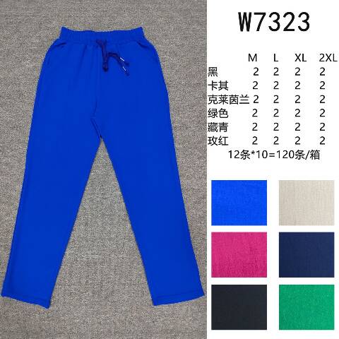 Spodnie damskie W7323 Mix kolor M-2XL 1