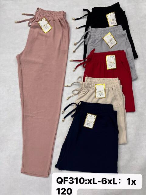 Spodnie  damskie QF310 Mix kolor XL-6XL
