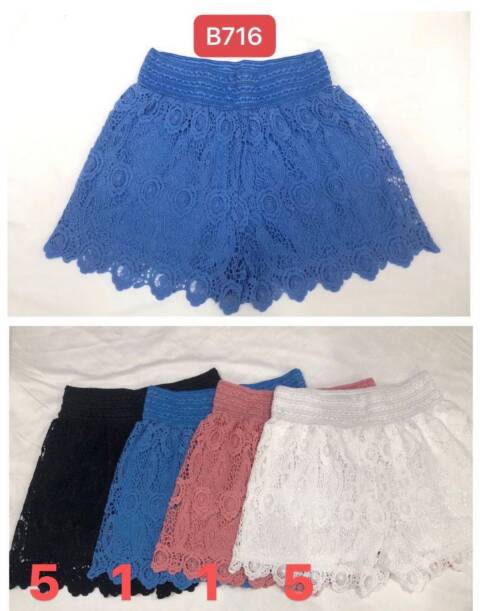 Szorty damskie B716 Mix kolor S-XL 1