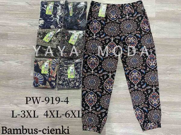 Spodnie damskie PW-919-3 Mix kolor L-6XL