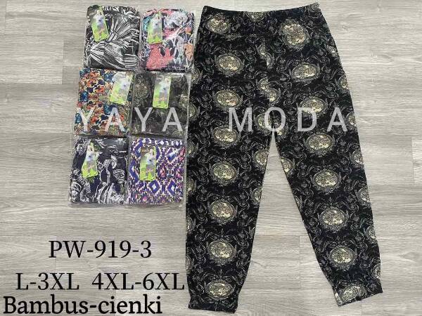 Spodnie damskie PW-919-3 Mix kolor L-6XL
