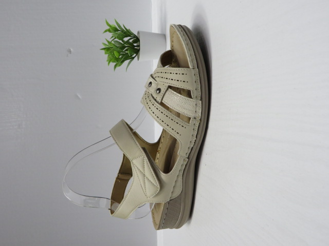 Sandały damskie 21004-4 BEIGE 36-43