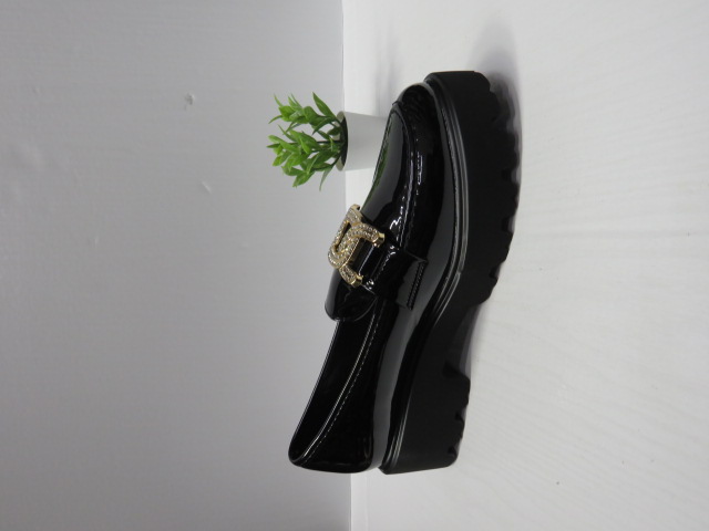 Półbuty Damskie YDF-11 BLACK 36-41 1