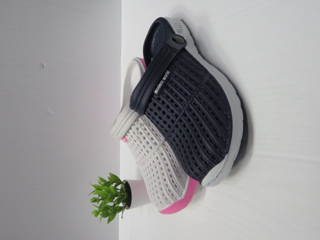 Klapki Damskie 18039-B NAVY/WHITE/PINK/BLACK 36-41