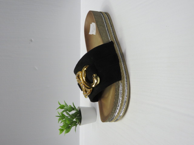Klapki Damskie 3306-1 BLACK 37-41