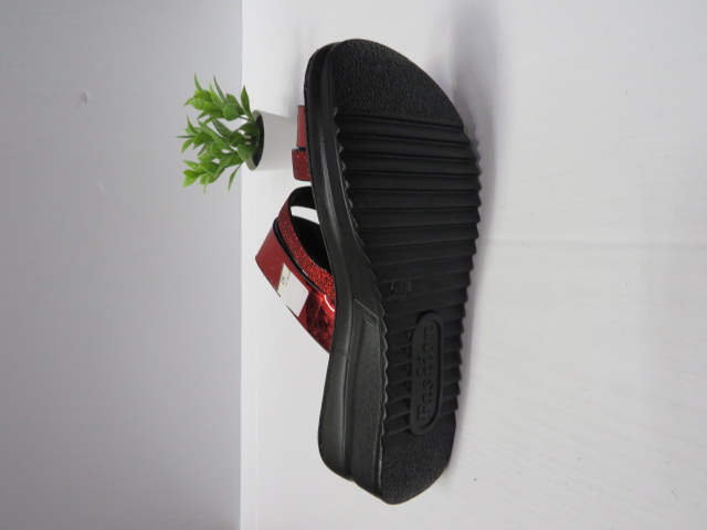 Klapki Damskie 999-25 RED 36-41 2