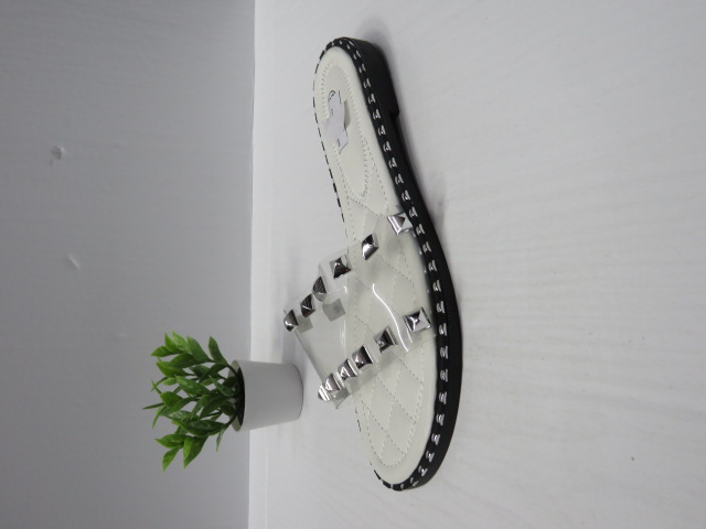 Klapki Damskie F-58 WHITE 36-41