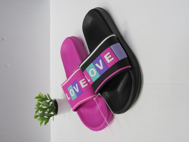 Klapki Damskie T055 ROSE/BLUE/PINK/BLACK 36-41
