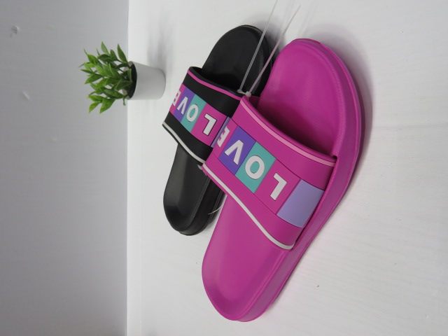 Klapki Damskie T055 ROSE/BLUE/PINK/BLACK 36-41 1