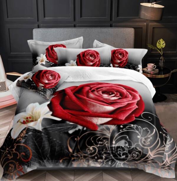 Komplet pościeli 4 części 5931 Mix wzory 200x220 1