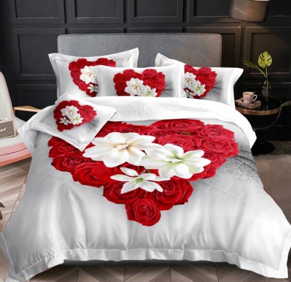 Komplet pościeli 4 części 5932 Mix wzory 200x220 1