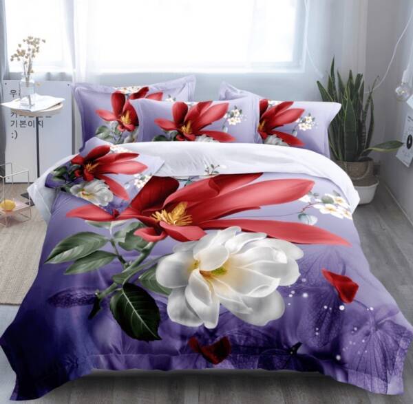 Komplet pościeli 4 części 5935 Mix wzory 200x220 1