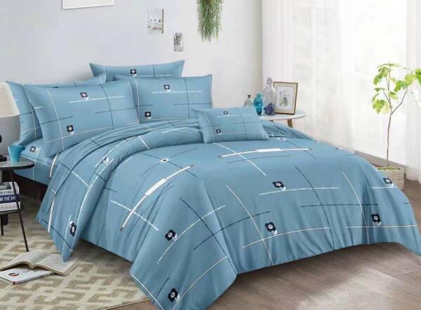 Komplet pościeli 4 części 5940 Mix wzory 200x220