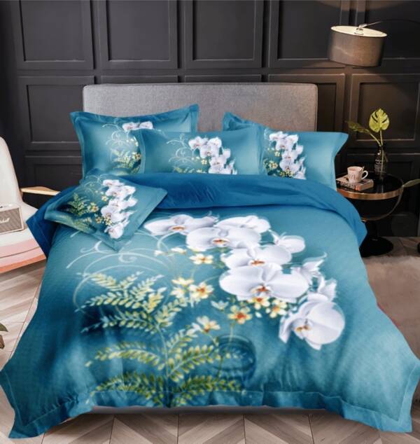 Komplet pościeli 4 części 5946 Mix wzory 200x220