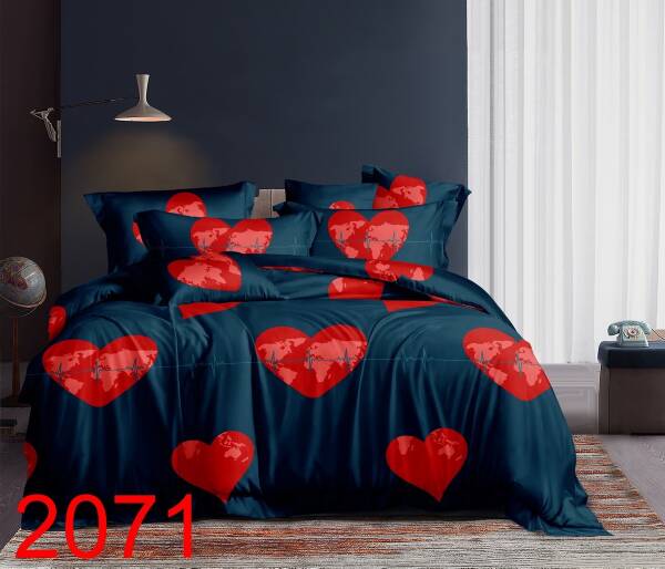 Komplet pościeli 3 części 5951 Mix wzory 200x220 1