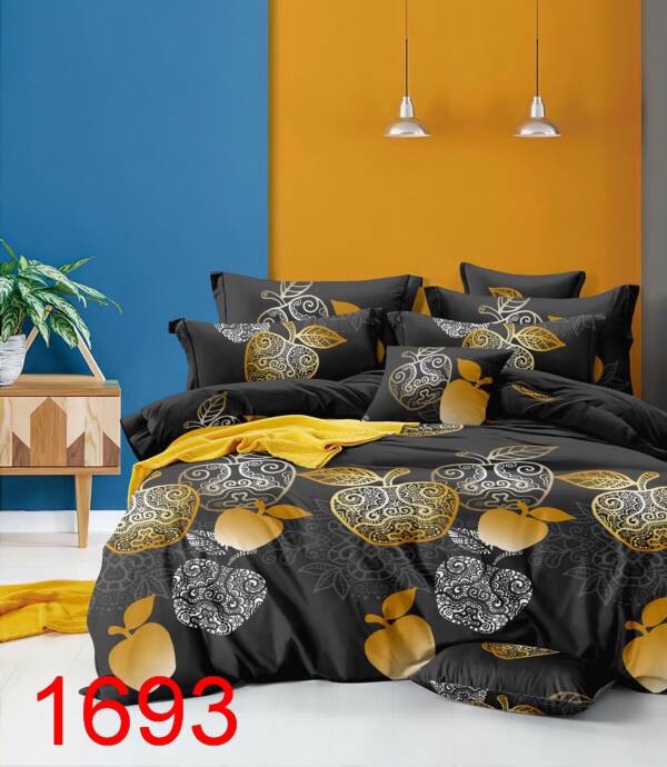 Komplet pościeli 3 części 5953 Mix wzory 200x220