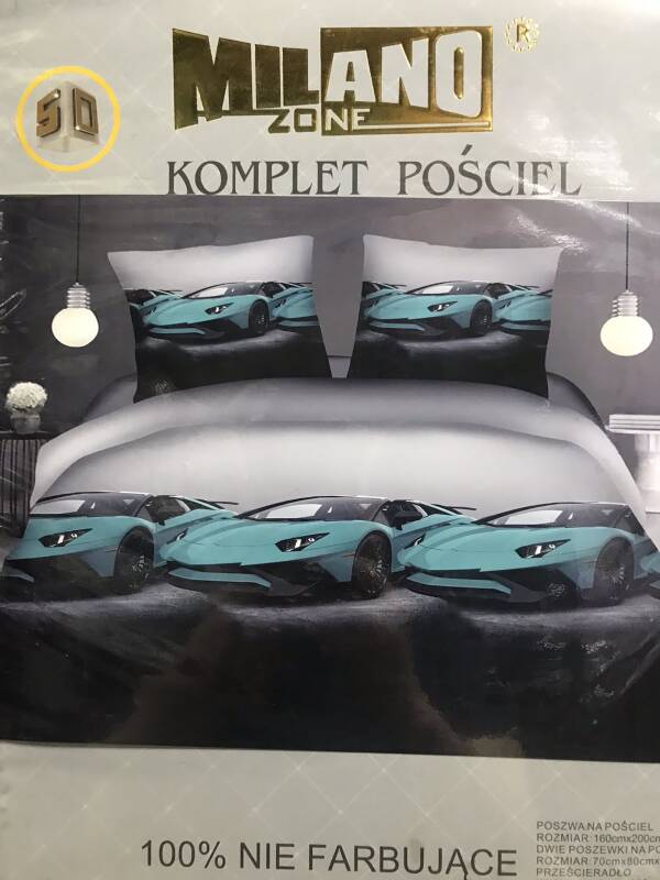 Komplet pościeli 4 części 5963 Mix wzory 160x200