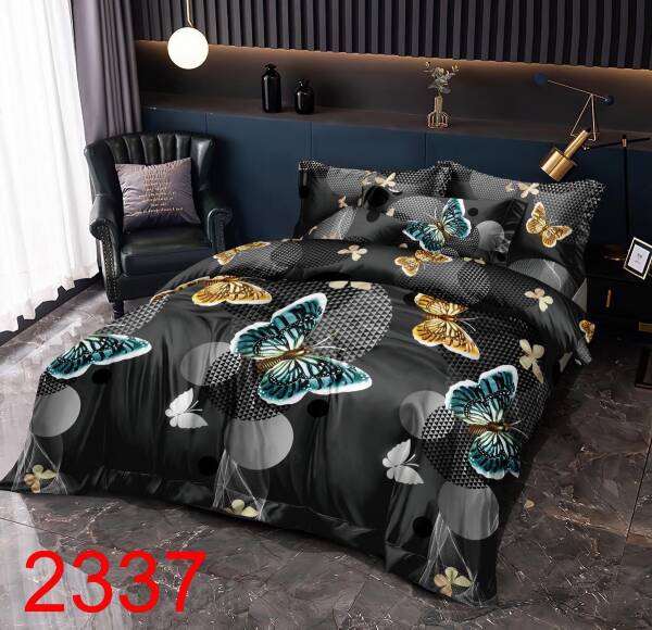 Komplet pościeli 3 części 5969 Mix wzory 160x200