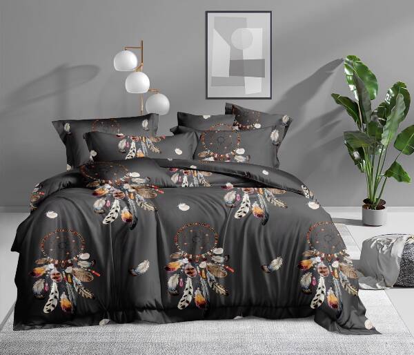 Komplet pościeli 3 części 5974 Mix wzory 160x200 1