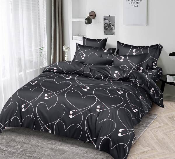 Komplet pościeli 3 części 5975 Mix wzory 160x200