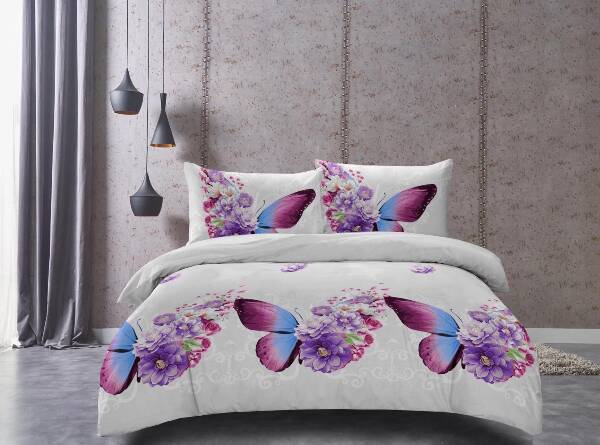 Komplet pościeli 3 części 5976 Mix wzory 160x200