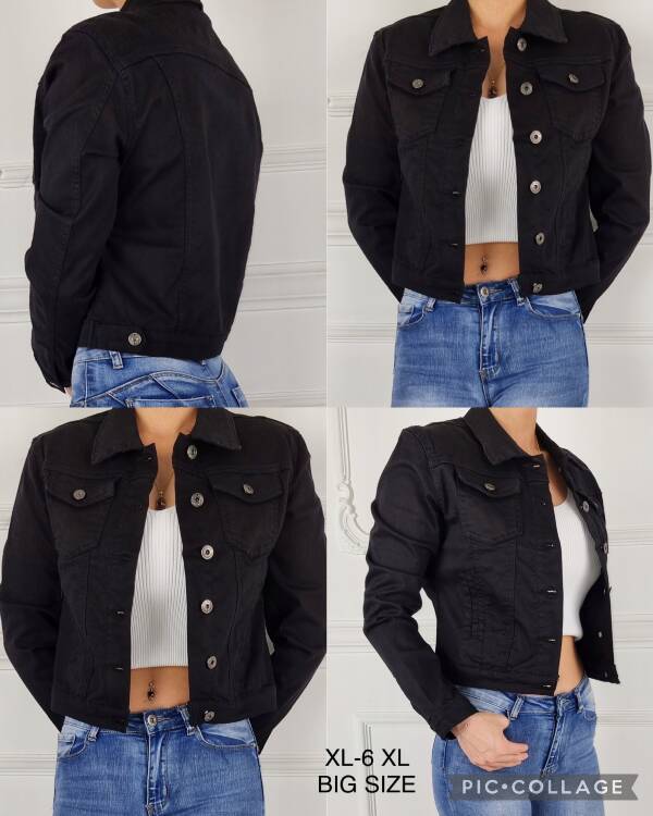 Kurtka jeansowa damskie 5980 Mix kolor XL-6XL 1
