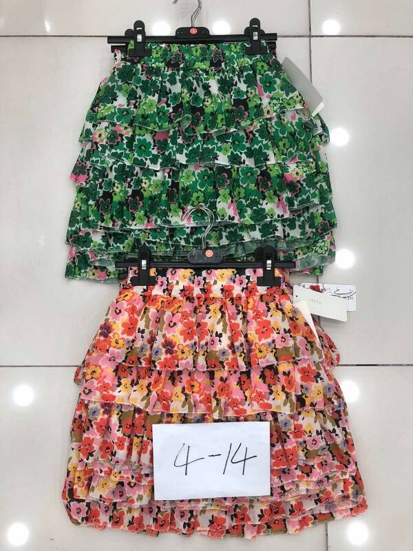 Spódnice dziewczęce 6047 1 kolor 4-14 1