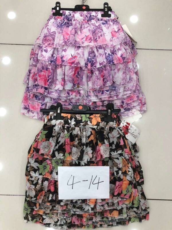 Spódnice dziewczęce 6048 1 kolor 4-14 1