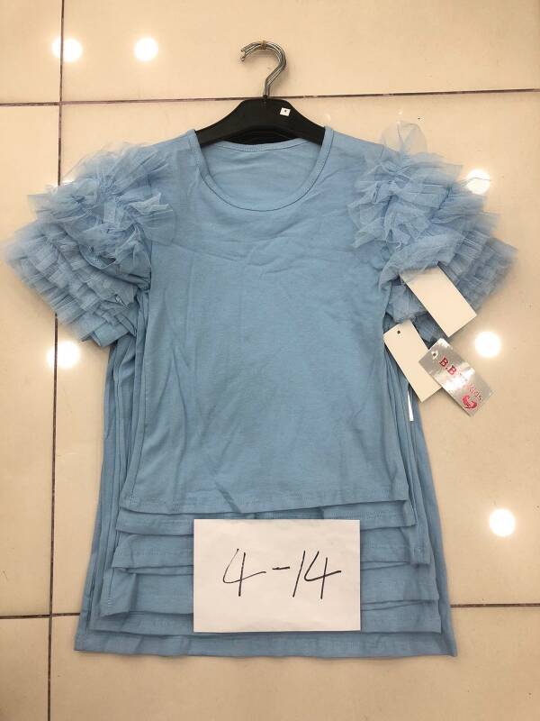 Bluzka dziewczęce 6052 1 kolor 4-14