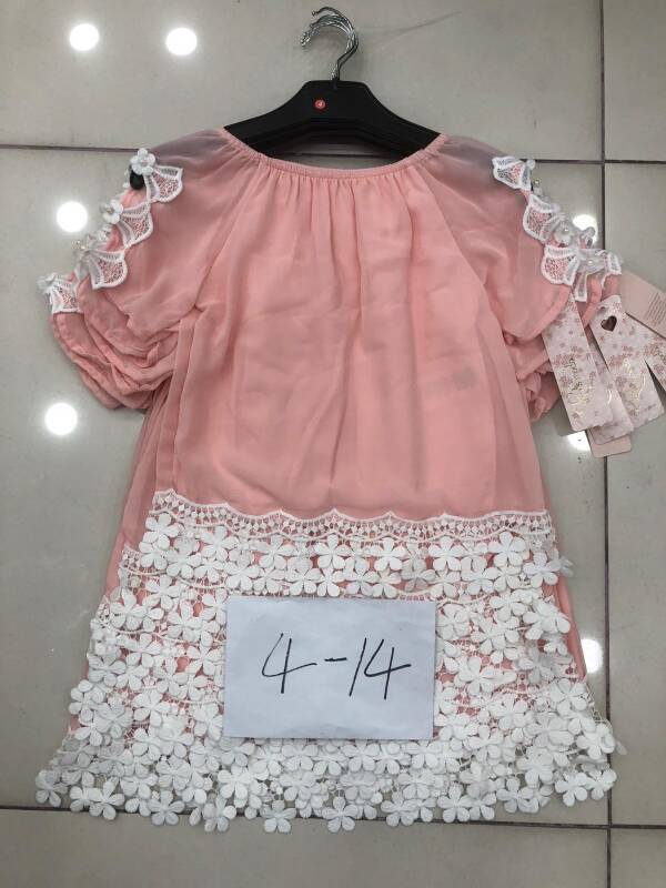 Bluzka dziewczęce 6053 1 kolor 4-14