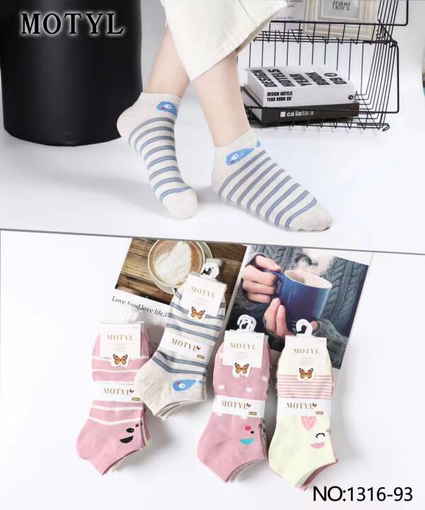 Stopki damskie 1316-93 Mix kolor 35-42 1