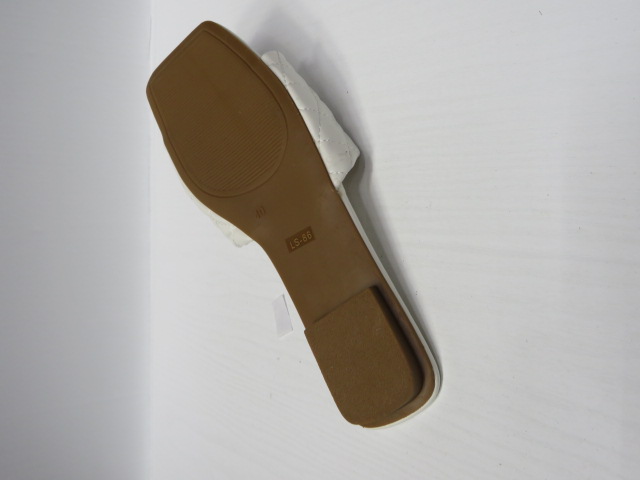 Klapki Damskie LS-86 WHITE 36-41 2