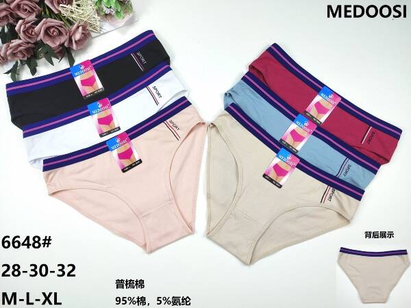 Majtki damskie 6648 Mix kolor M-2XL 1