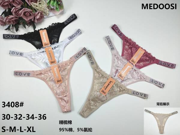 Stringi damskie 3408 Mix kolor S-XL