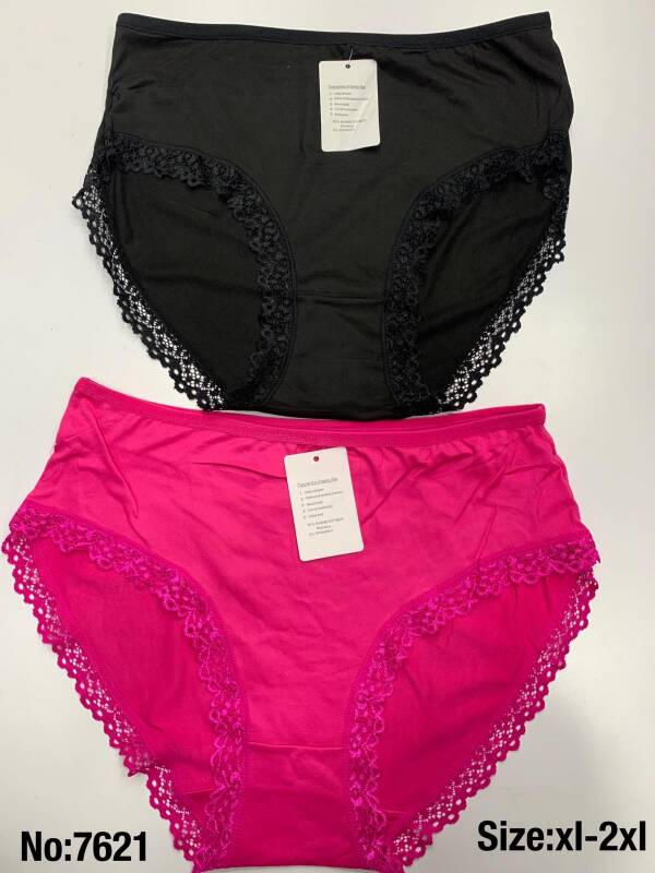 Majtki damskie 7621 Mix kolor XL-2XL