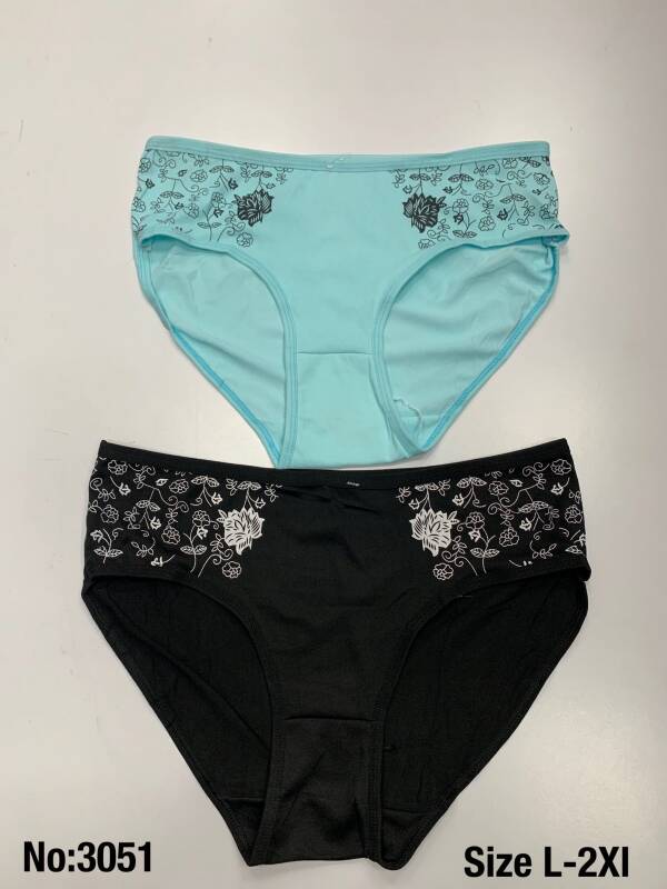 Majtki damskie 3051 Mix kolor L-2XL
