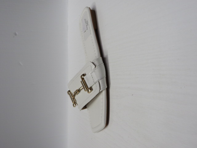 Klapki Damskie LS-116 WHITE 36-41