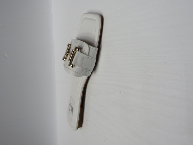 Klapki Damskie LS-116 WHITE 36-41 1