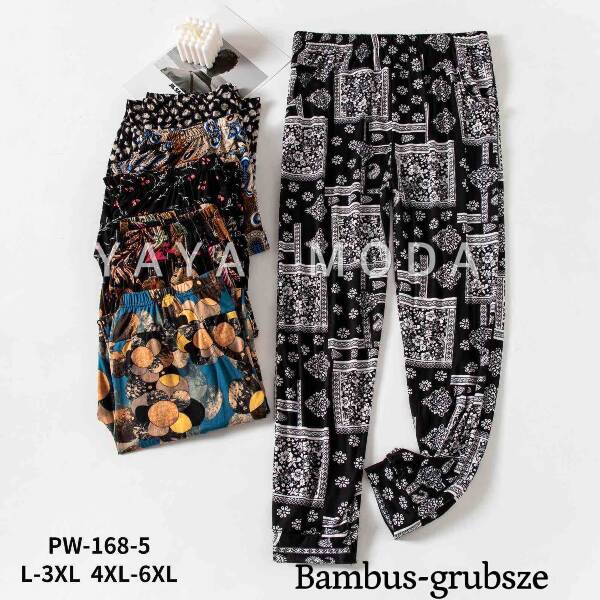 Spodnie damskie PW-168-5 Mix kolor L-6XL 1